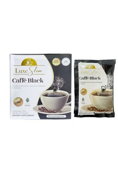 Luxe Slim Caffe Black 10 Sachets 210g