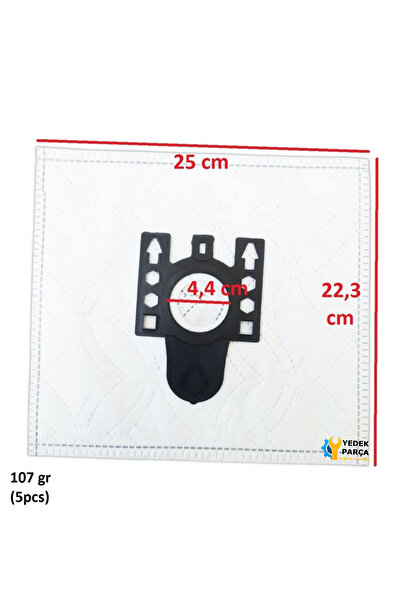 Ozba Ticaret Съвместима с Miele прахосмукачка Parquet 500 прахоуловителна торбичка, 10 броя