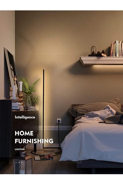 CODE Modern LED Night Light Corner Lamp for Bedroom, Living Room, Office