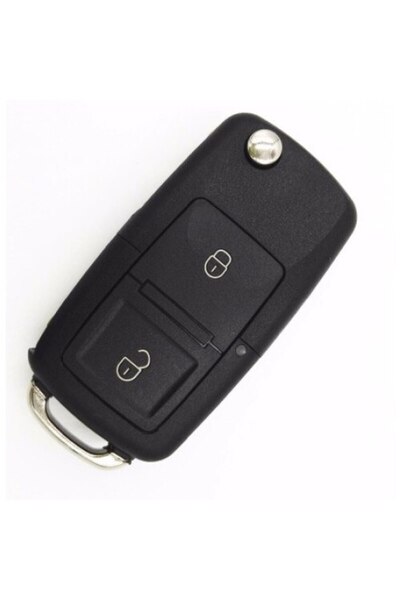 GAGET AUTO Carcasă cheie VW/Skoda, tip clapă, 2 butoane, LED în mijloc