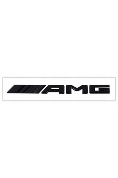 OEM Emblemă 3D Mercedes AMG pentru capotă, 18x1.8cm, ABS, impermeabilă, cu set de aplicații