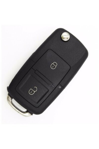 GAGET AUTO Carcasă cheie VW/Skoda, tip clapă, 2 butoane, LED în mijloc