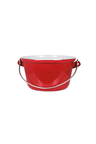 OEM Ribbed Pot, Red, 20 cm, 3L