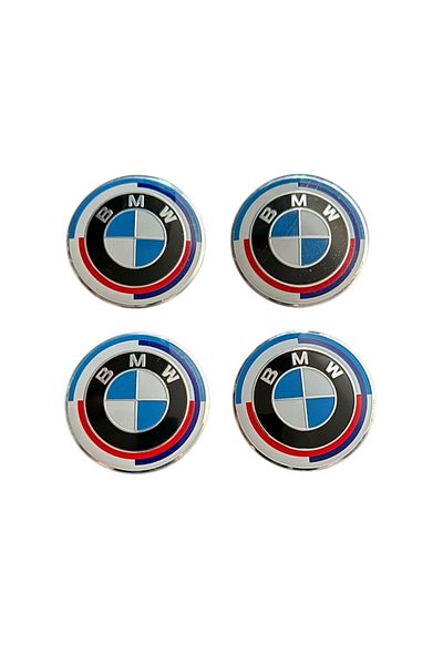BMW Set 4 capace roti 57mm exterior, 54mm interior 50 ani compatibil/inlocuitor janta aliaj