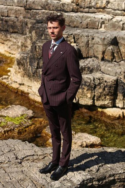 Kadir Büyükkaya Double Breasted Suit-Kab1226S