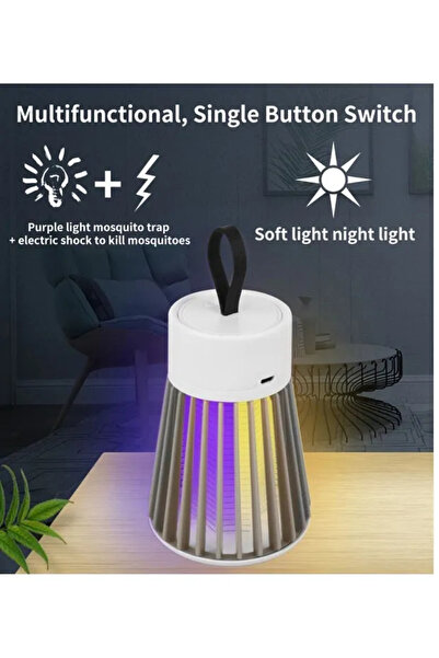 Genel Markalar Sivri Sinek Uçan Haşere Yakalama Cihazı 5watt Uv Tutucu Yokedi...