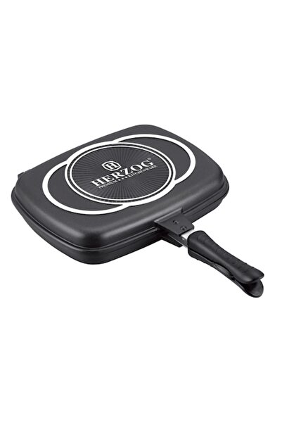 Herzog Tigaie grill dublă 34 cm HR DP34M