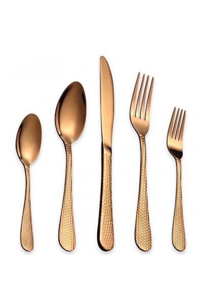 OEM Set tacamuri din inox 30 piese, Grunberg, BL186WR30, Roz/Auriu