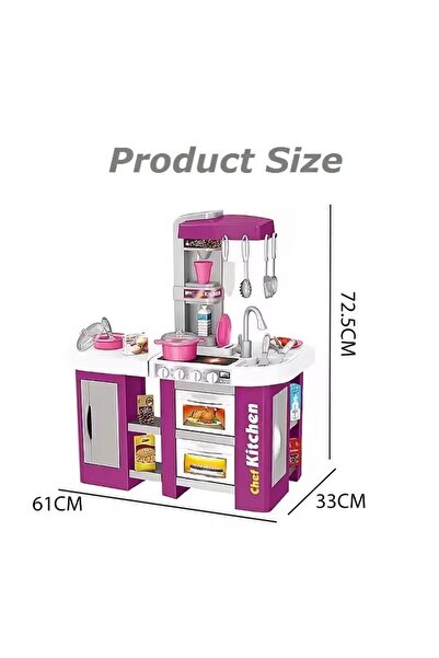 rexa مجموعات ألعاب مطبخ تظاهرية، ألعاب مطبخ كبيرة للأطفال