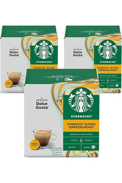 Starbucks Starbucks Dolce Gusto Blonde Espresso Roast - 36 Capsules Carton,