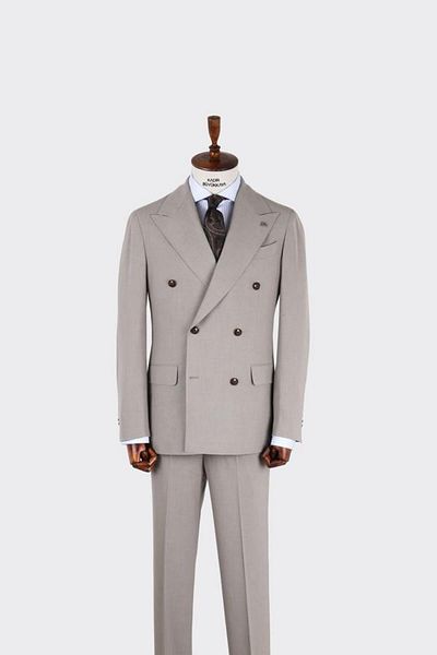 Kadir Büyükkaya Double Breasted Suit-Kab1205S