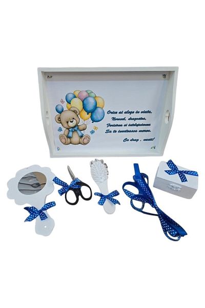 OEM Tavita mot si turta Cu 6 piese, fundite, Baloane, MS STAR- 35x20 cm