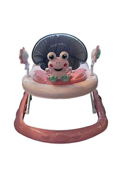 Jolly Musical Walker with Adjustable Heights, Bee Design, +6 Months, Pink