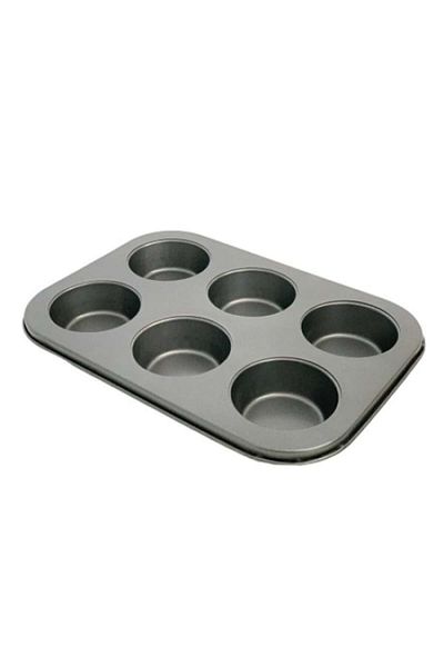 wei Tavă de copt pentru brioșe, 6 forme, teflon, 27x19 cm, 01667