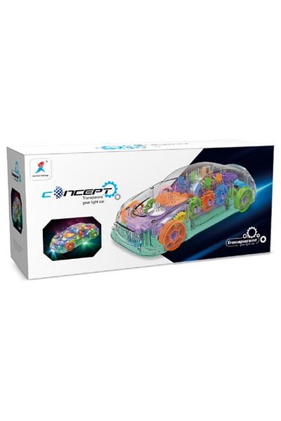 OEM Masinuta transparenta copii-Concept Transparent Gear Light Car