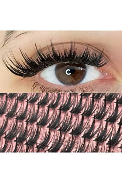 Genel Markalar Hazır Demet Tekli Kirpik – Anime Etkili (Kylie) Gerçek Kıl Mix (8-14 mm) – 10 Sıra