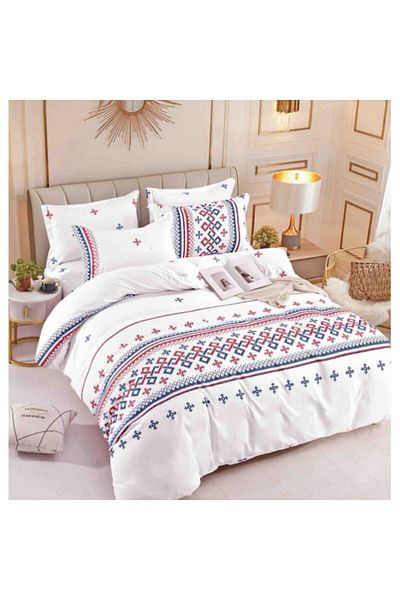 OEM Elegant Single Bedding Set for 1 Person - 4 Pieces, Cotton Finet, Multicolor
