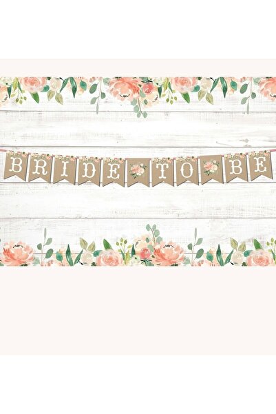 Öztürkpartievi Bandera de carton cu scrisul „Bride To Be” pentru petrecerea d...