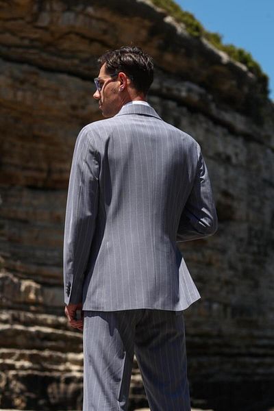 Kadir Büyükkaya Double Breasted Suit-Kab1226S