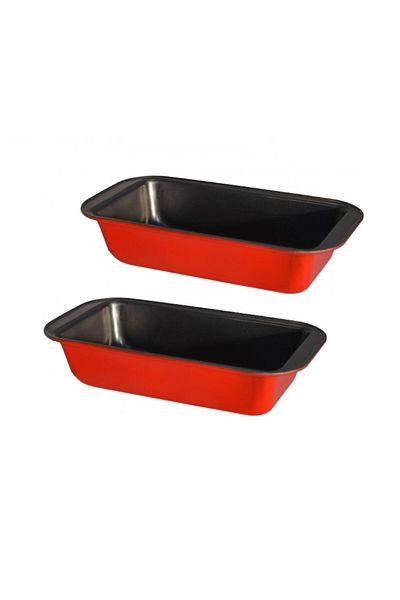 Oti Set 2 x Tavi cozonac teflon 25 x 13 cm,
