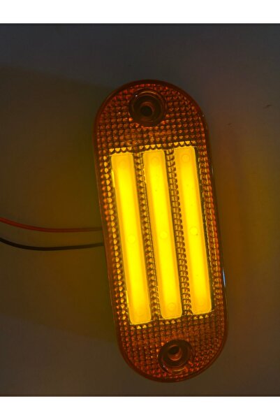 KIR OTOMOTİV Dorse yan lamba 3 çizgili 12.24 volt sarı