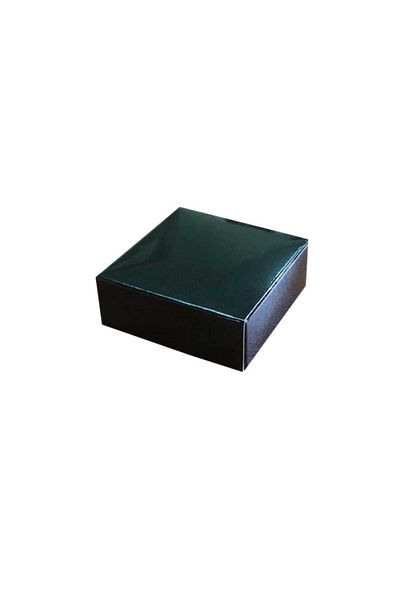 TT Tahtakale Toptancıları Complete Carton Box Solid Color 6X6X2.5 cm (25 Units) Black