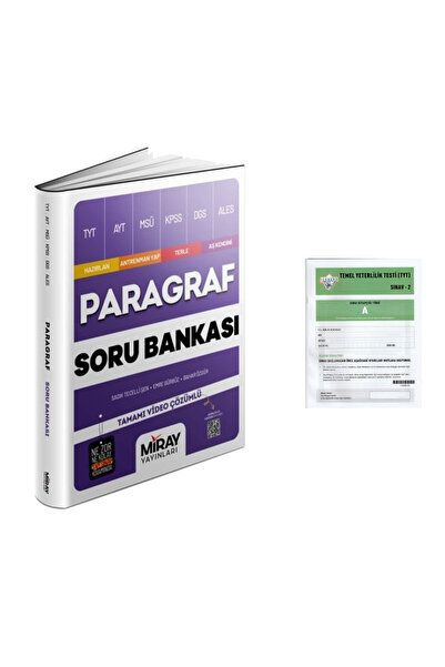 Miray Yayınları Miray Yayınları TYT Paragraf Konu Özetli Soru Bankası + Tyt D...