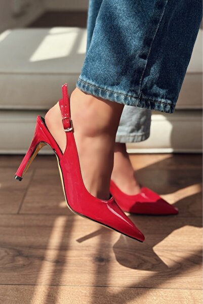 I Love Shoes Aliwra Kırmızı Rugan Yüksek Topuklu Kadın Ayakkabı