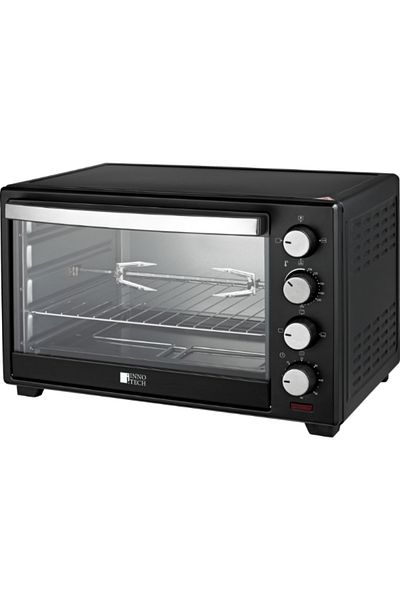 INNOTECH 60L Electric Oven – 2000W, Rotisserie, Fan, Convection, 4 Modes, Lamp, SS Body, 220–240V