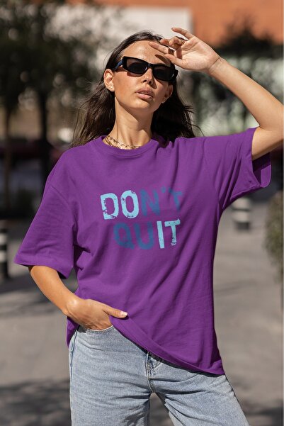 ArtYus TRIOCĂ CU MÂINĂ SCURTĂ CU Gât rotund, cu imprimeu TRANSFER, NU TE DESC...