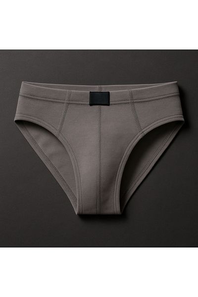 QKK Men's 100% Cotton Navy Blue-Smoked-Black 3-Piece Slip Underpants Q2İ3K2L6Kk