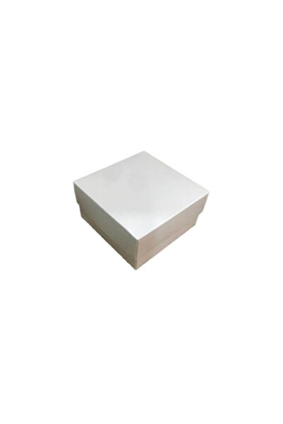TT Tahtakale Toptancıları Complete Carton Box Solid Color 10X10X5 cm (25 Units) White
