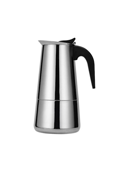 Cozevdnt Espressor pentru aragaz, Cozevdnt, otel inoxidabil, 450ml, argintiu