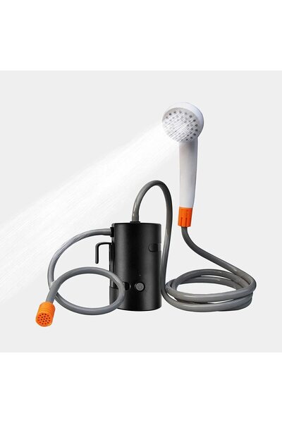 Outdoor Pro Duș portabil pentru exterior, 2 moduri de debit al apei, drumeții/călătorii, plajă, animale de companie, camping impermeabil