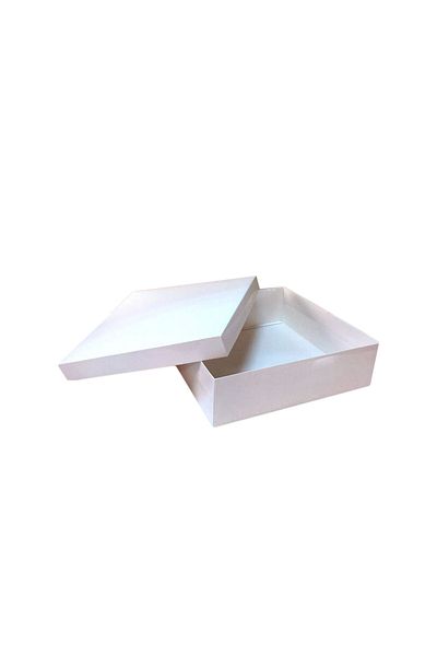TT Tahtakale Toptancıları Complete Carton Box 30X30X10 cm (10 Pieces) White