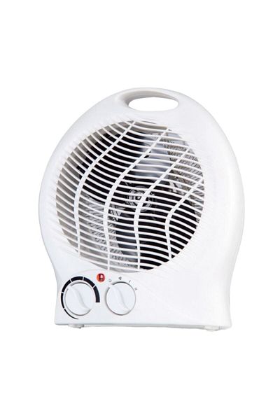 VICTRONIC Set 2 x Aeroterma cu 2 Trepte Putere, Max 2000 W, Alb, VC2101/2022