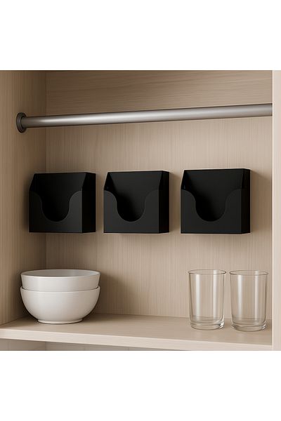 Rekatech Minimal Touch to Your Kitchen: 3-Piece Organizer Set with Stylish Design