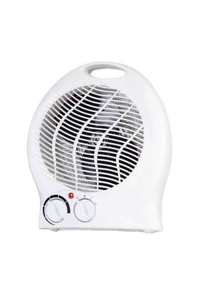 VICTRONIC Set 2 x Aeroterma cu 2 Trepte Putere, Max 2000 W, Alb, VC2101/2022