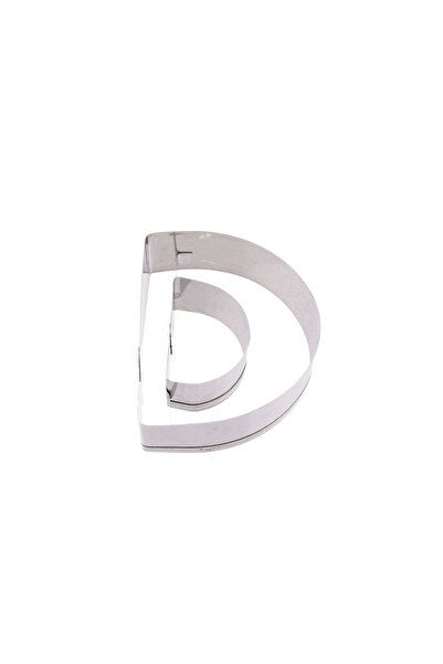 Eminonutoptanci قالب كيك كوكيز ومعجنات معدني حرف D حرف كبير الحجم 8.5 سم