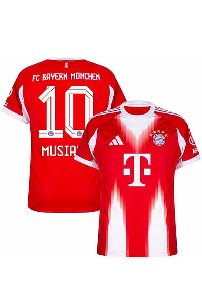 BARBITOS Bayern Munich New Season 2025/26 Home Musiala Adult Jersey-Z11
