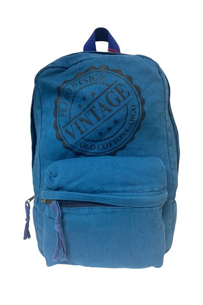 Old Cotton Quality Mini Vintage Casual Design Daily Backpack Travel Bag 21 cm X 34 cm