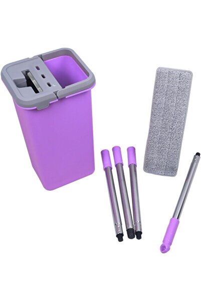 AKC GROUP AKC Flat Squeeze Mop and Bucket – Hand-Free Self-Washing Microfiber...