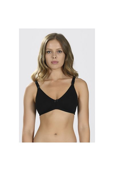 Findit Black Seamless Nursing Bra
