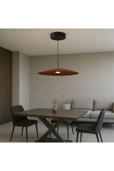 FORLI Terra Red 12W Pendant Chandelier - 3000K - Diffusion Angle: 80° - Voltage: 220–240V + CRI 90