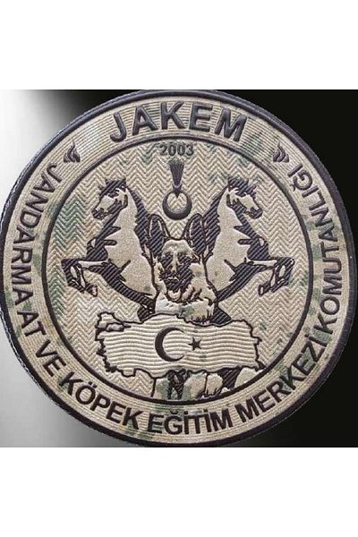 ÇUKUROVA ÜTÜ Jandarma JAKEM Camuflaj 3d Cresta, 2025 Nou tip Velcro, Dimensiune standard, Plastic de primă clasă Ultra calitate