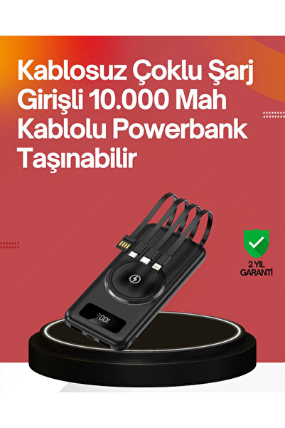 Genel Markalar 22.5W Hızlı + 15W Kablosuz Şarj – Akıllı Powerbank ile Her An ...