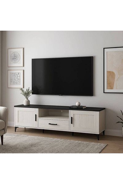 Al Saada Home وحدة تليفزيون - 180×40×50 سم - خشب