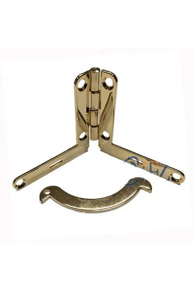 Evinso Scissor Hinge - 16X36X76Mm, Gold, 100 Pieces - Lisinya