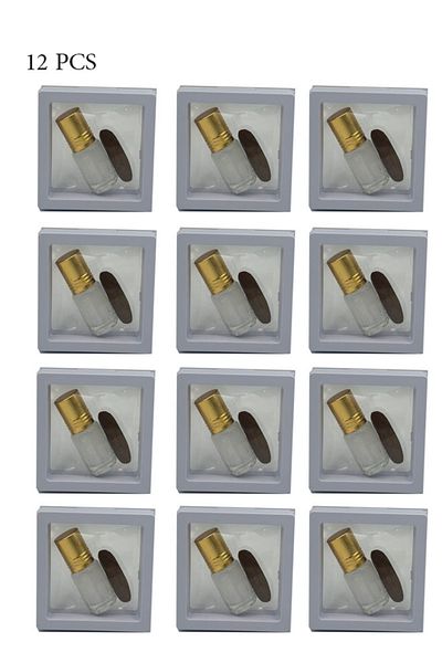 GIFT Plastic frame with white musk and small oud pieces, arranged in 12 pieces (full dozen)
