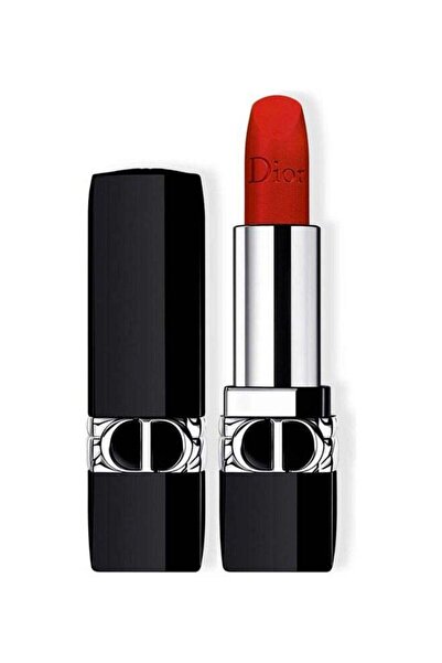 Dior Rouge Dior Refillable Lipstick 999 Velvet Red